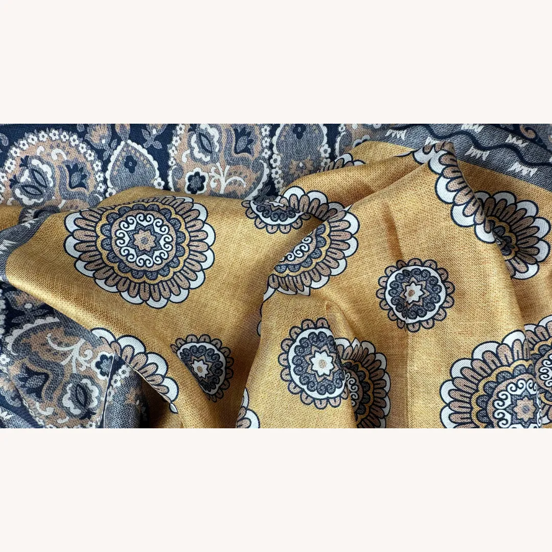 Yellow Silk Bandana