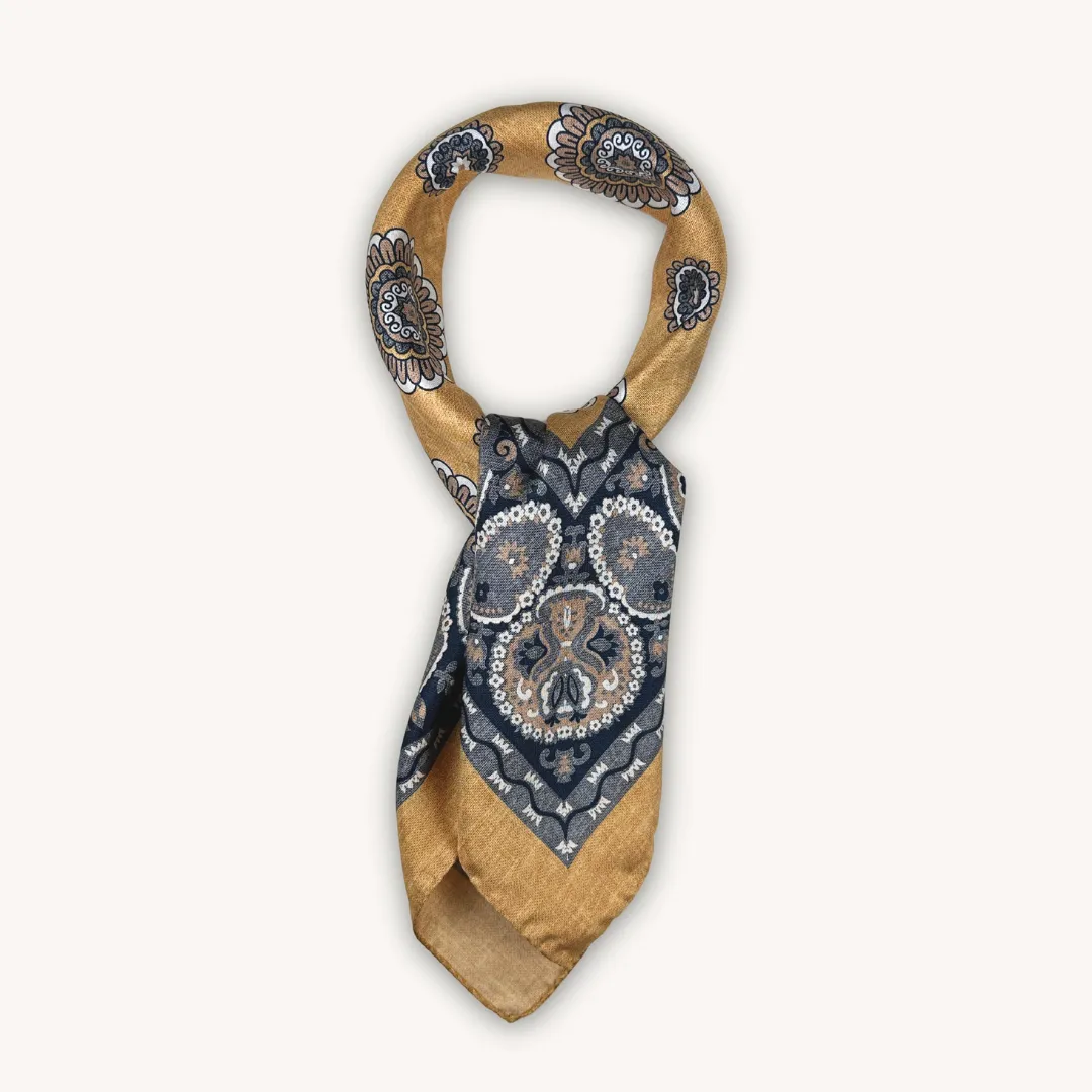 Yellow Silk Bandana